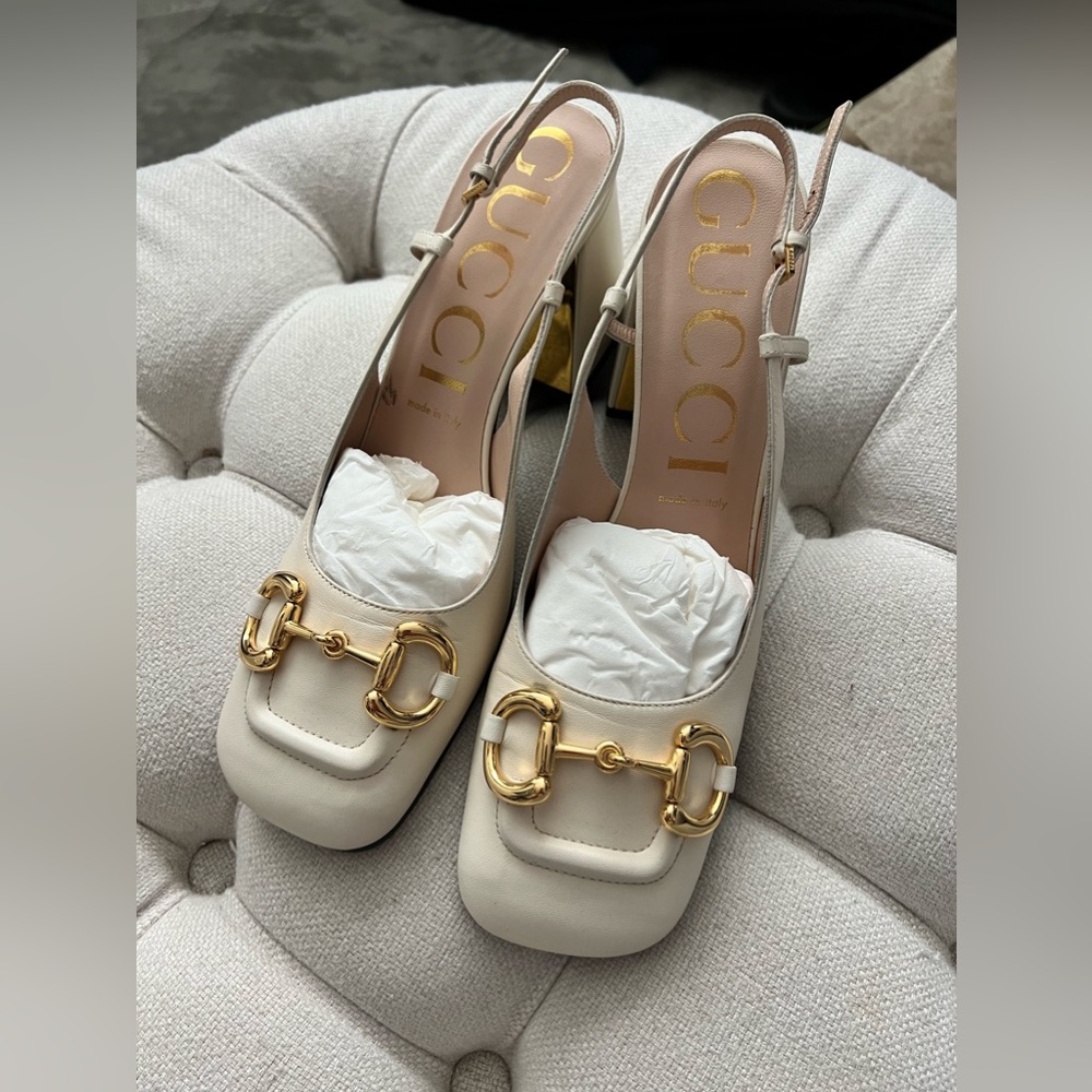 Gucci Horesbit Slingback pumps